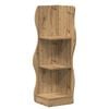 vidaXL &Eacute;tag&egrave;re d'angle Ch&ecirc;ne artisanal 34 x 33 x 102 cm