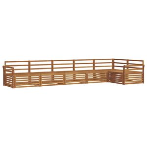 vidaXL Ensemble de canap&eacute;s d'ext&eacute;rieur 6 pc Naturel