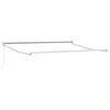 vidaXL Auvent R&eacute;tractable Blanc 350 x 250 cm tissu