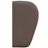 vidaXL Oreille de t&ecirc;te de lit Marron 40 x 23 x 6 cm Mousse et PVC