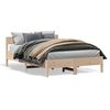 vidaXL Cadre de lit sans matelas 135x190 cm bois de pin massif