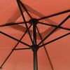 vidaXL Parasol d'ext&eacute;rieur avec m&acirc;t en m&eacute;tal 300x200 cm terre cuite