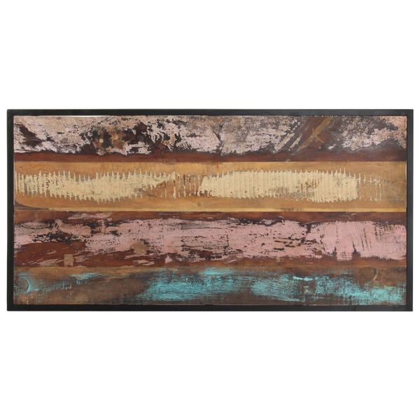 vidaXL Table à manger 120 cm Bois de récupération massif