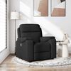 vidaXL Fauteuil inclinable Noir Tissu