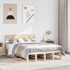 vidaXL Cadre de lit sans matelas 140x200 cm bois massif de pin