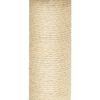 vidaXL Arbre &agrave; chat avec griffoirs en sisal Gris clair 63 cm