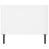vidaXL Table basse Blanc brillant 90x50x40 cm Bois d'ing&eacute;nierie