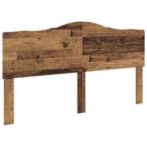 vidaXL T&ecirc;te de lit Bois Ancien Bois d'ing&eacute;nierie