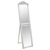 vidaXL Miroir sur pied Argent&eacute; 40x160 cm