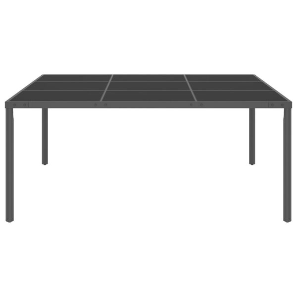 vidaXL Mobilier de salle &agrave; manger d'ext&eacute;rieur 13 pc Acier