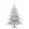vidaXL Sapin de No&euml;l Artificiel &agrave; Branches Articul&eacute;es Blanc 150 cm