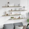 vidaXL &Eacute;tag&egrave;res murales 4 pcs ch&ecirc;ne sonoma 100x9x3 cm