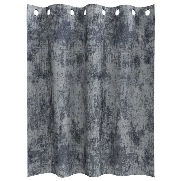 vidaXL Rideaux en velours 2 pcs Gris Argent&eacute; 140 x 140 cm Velours