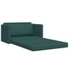 vidaXL Canap&eacute;-Lit 110cm Vert fonc&eacute; tissu