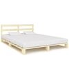 vidaXL Cadre de lit de palette sans matelas 160x200 cm bois massif pin