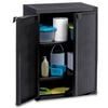 vidaXL Armoire de rangement de jardin Noir 65x45x88 cm PP Rotin