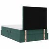vidaXL Lit avec rangement et matelas Vert fonc&eacute; 120 x 200 cm Velours