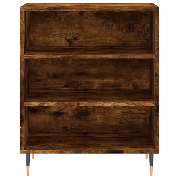 vidaXL Buffet ch&ecirc;ne fum&eacute; 57x35x70 cm bois d'ing&eacute;nierie
