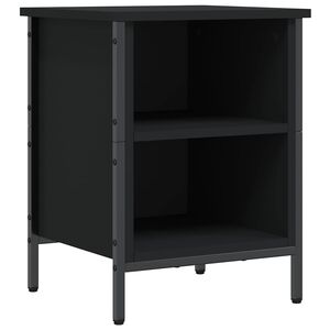 vidaXL Armoire &agrave; chaussures noir 38x35x50 cm bois d'ing&eacute;nierie