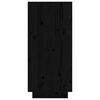 vidaXL Buffet Noir 60x34x75 cm Bois massif de pin