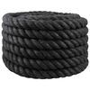 vidaXL Corde en Jute 400 mm 10 m Noir Jute 100% Tossa