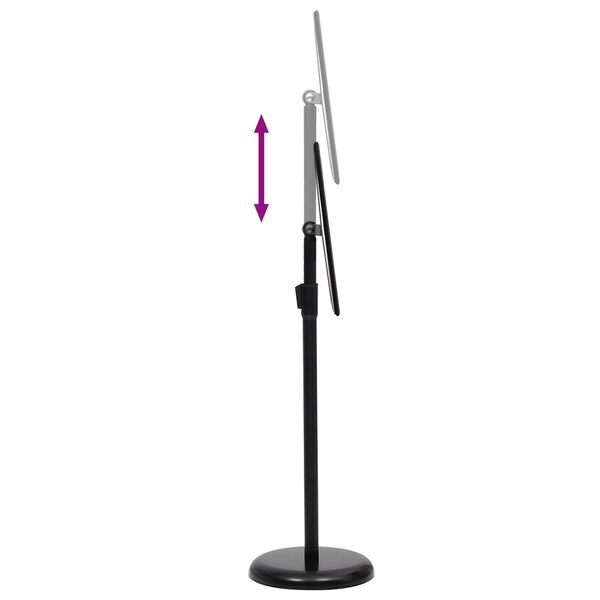 vidaXL Supports de posters 2 pcs Noir 32,5 x 24 x 78 cm