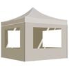 vidaXL Tente de r&eacute;ception pliable avec parois Aluminium 2x2 m Cr&egrave;me