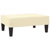 vidaXL Repose-pied Cr&egrave;me 78x56x32 cm Similicuir