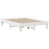 vidaXL Cadre de lit sans matelas blanc 150x200 cm bois de pin massif