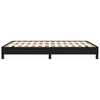 vidaXL Cadre de lit sans matelas noir 140x200 cm tissu