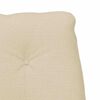 vidaXL fauteuil Crème 69 x 74 x 93 cm Tissu Sherpa