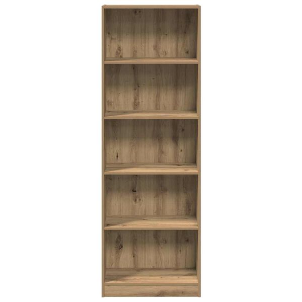 vidaXL Biblioth&egrave;que Ch&ecirc;ne Artisian 60x24x176 cm Bois d'ing&eacute;nierie