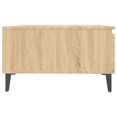 vidaXL Table basse chêne sonoma 90x60x35 cm bois d'ingénierie