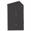 vidaXL Distributeur pour lapins Noir 64.5 x 25.5 x 45.5 cm