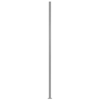 vidaXL Panneau de clôture avec 2 poteaux Tissu 180x180 cm Taupe