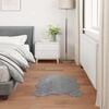 vidaXL Tapis en fausse Tafalla Gris 80 x 120 cm Polyester
