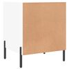 vidaXL Tables de chevet 2 pcs blanc brillant 40x40x50 cm