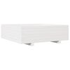 vidaXL Jardini&egrave;re blanc 80x80x26,5 cm bois de pin massif