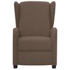 vidaXL Fauteuil inclinable Taupe Tissu