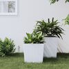 vidaXL Jardini&egrave;re et int&eacute;rieur amovible blanc 21 /32 L rotin PP