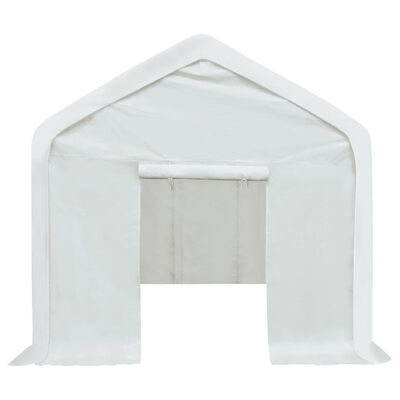 vidaXL Tente de rangement PE 3 x 4 m Blanc