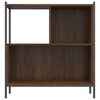 vidaXL Biblioth&egrave;que ch&ecirc;ne marron 72x28x77,5 cm bois d'ing&eacute;nierie