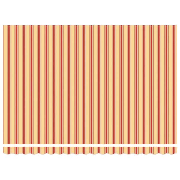 vidaXL Auvent R&eacute;tractable Multicolore 450 &times; 300 cm Polyester et m&eacute;tal