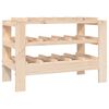 vidaXL Casier &agrave; vin 61,5x30x42 cm Bois de pin massif