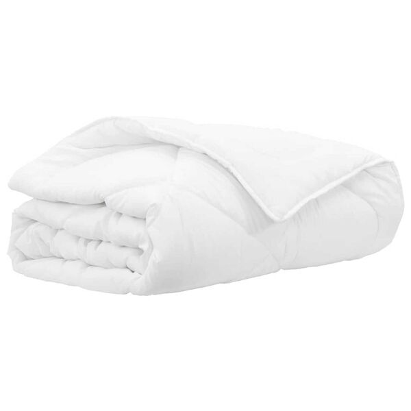vidaXL Couette Blanc 200 x 155 x 4 cm Polyester