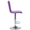 vidaXL Chaise de bar Violet Similicuir