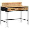 vidaXL Table console Marron 100 x 55 x 75 cm Bois de manguier massif