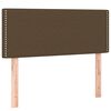 vidaXL Tête de lit Marron Foncé 100x5x78/88 cm Tissu