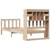 vidaXL Lit bibliothèque sans matelas 90x190 cm bois de pin massif