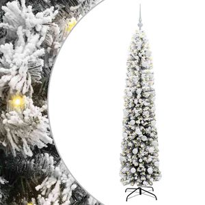 vidaXL Sapin de No&euml;l artificiel Vert 180 cm PVC et acier et plastique